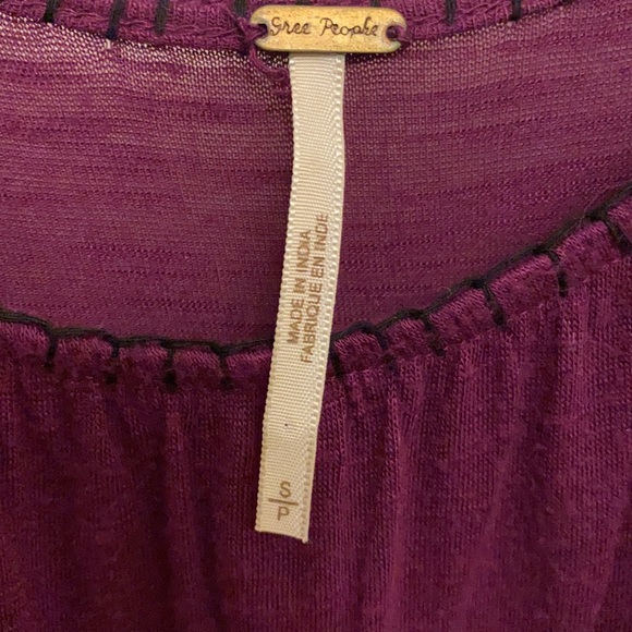 Purple top from Free People. Size S. - Picture 4 of 5